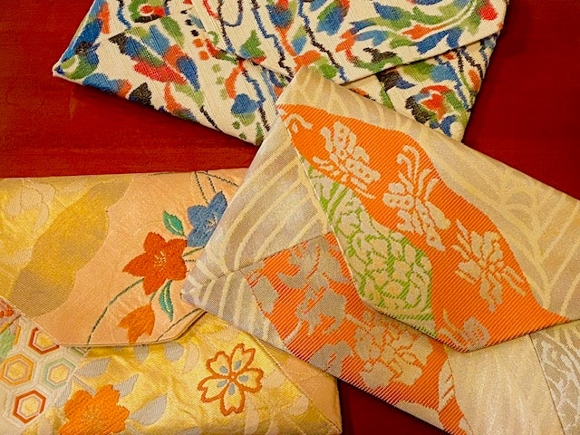 Japanese Silk Pouch Bag