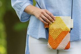 Borsa a tracolla Obi giapponese, borsa a tracolla in seta giapponese, borsa a tracolla per smartphone Obi, regalo unico nel suo genere, borsa da viaggio leggera 【SS-05】