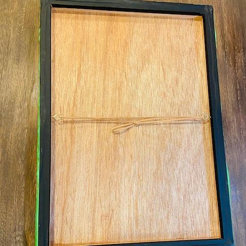 御所車【正絹帯ファブリックパネル大】OPB-7