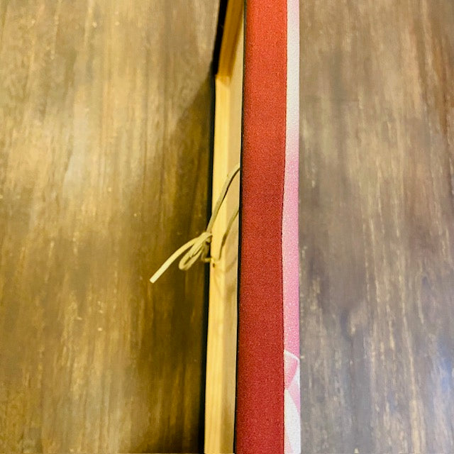 桜と御所車【正絹帯ファブリックパネル大】OPB-8