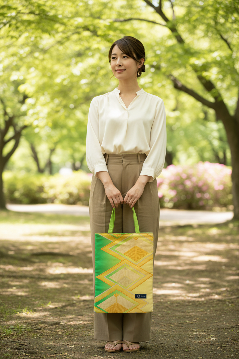 Silk KIMONO-BAG 【KB-17】