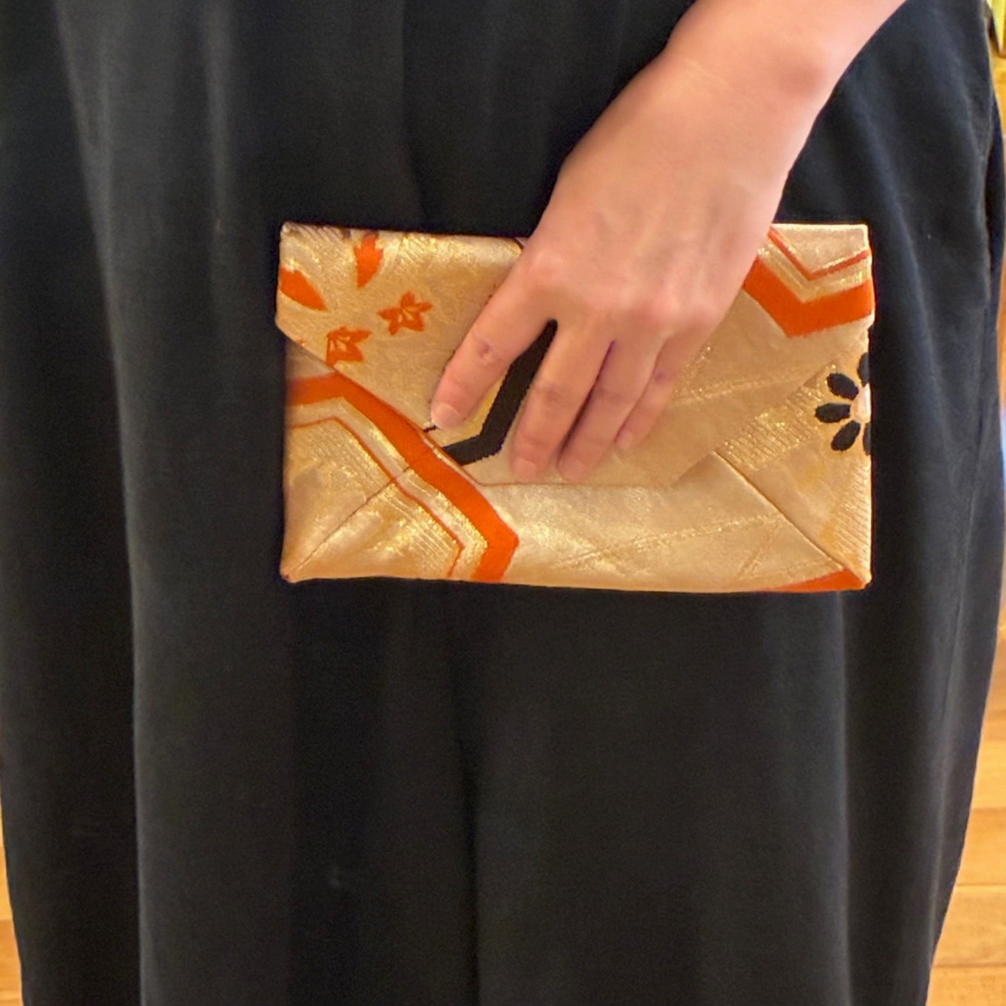 Japanese Silk Pouch Bag【SB-23】