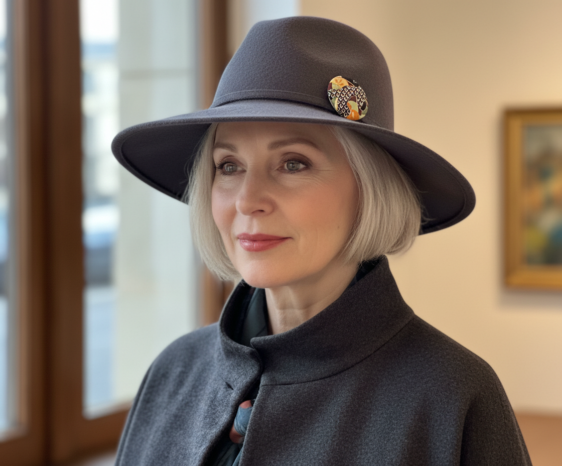 ビンテージKIMONOブローチ【VKB-01】