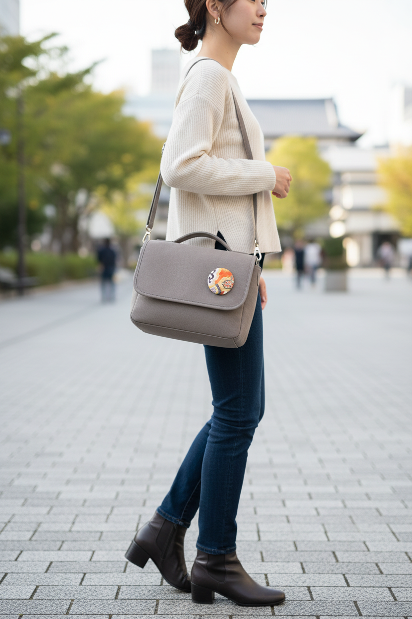 ビンテージKIMONOブローチ【VKB-02】