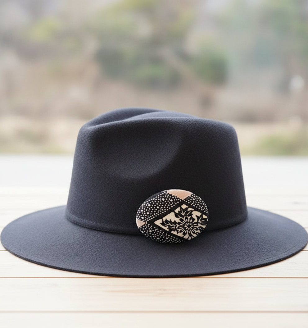 ビンテージKIMONOブローチ【VKB-07】