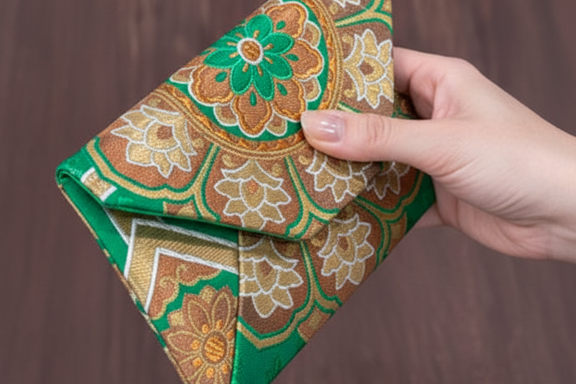 Japanese Silk Pouch Bag【SB-24】