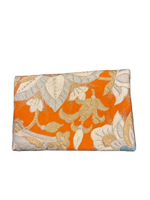 Kimono Sukiya Bag Handmade Japanese Tea Ceremony Clutch from Vintage Obi Fabric