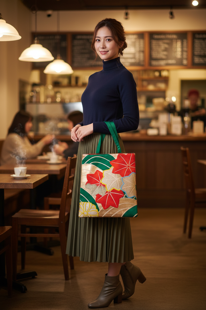 Silk KIMONO-BAG 【KB-17】