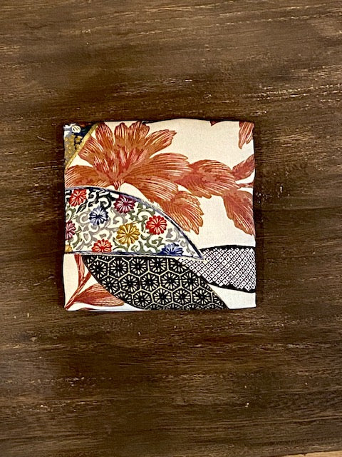 初秋の装い【正絹着物ファブリックパネル1枚】KP-01