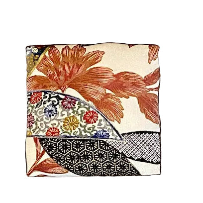 Kimono Fabric Art Panel Handmade Japanese Textile Home Decor