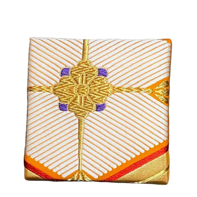 Decorative Obi Wall Panel Handmade from Vintage Japanese Textile Art