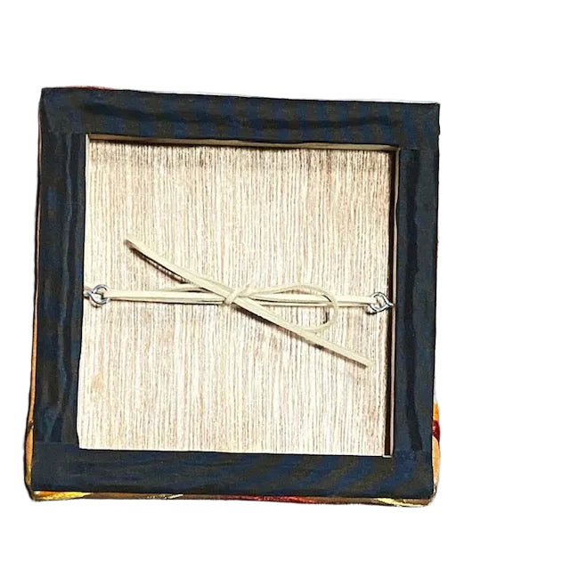 Decorative Obi Wall Panel Handmade from Vintage Japanese Textile Art