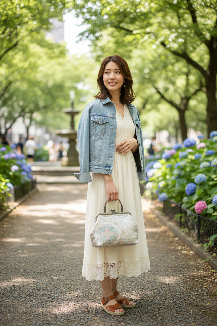 Borsa KIMONO di seta 【KB-17】