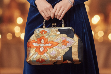 Borsa KIMONO di seta 【KB-17】
