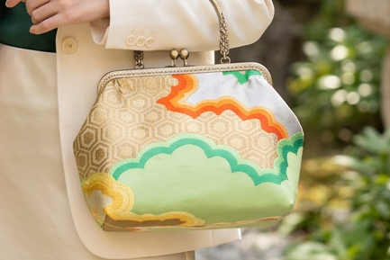 Borsa KIMONO di seta 【KB-17】