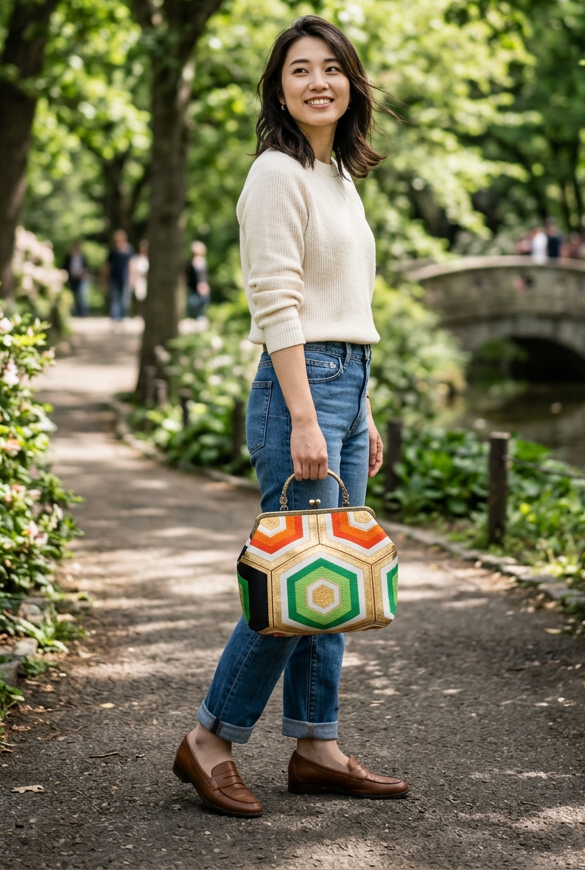 Silk KIMONO-BAG 【KB-17】