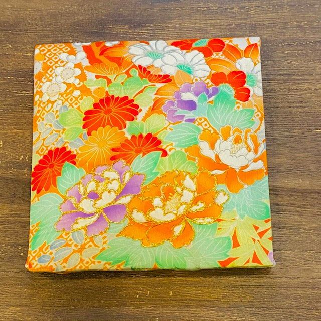 百花繚乱【正絹着物ファブリックパネル】KP-04
