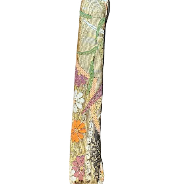 Decorative Obi Wall Panel Handmade from Vintage Japanese Textile Art