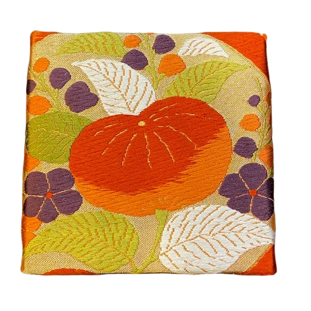 Decorative Obi Wall Panel Handmade from Vintage Japanese Textile Art