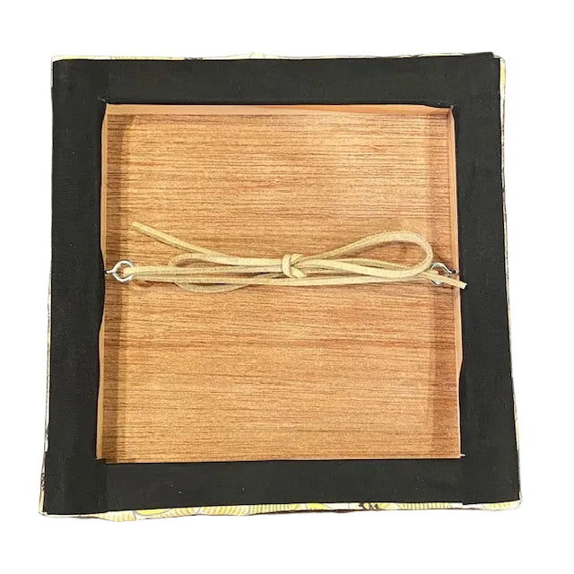 Decorative Obi Wall Panel Handmade from Vintage Japanese Textile Art
