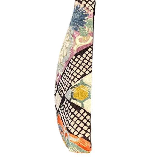 Decorative Obi Wall Panel Handmade from Vintage Japanese Textile Art