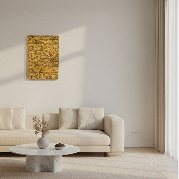 瑞光の雅【正絹帯ファブリックパネル大】OPB-11