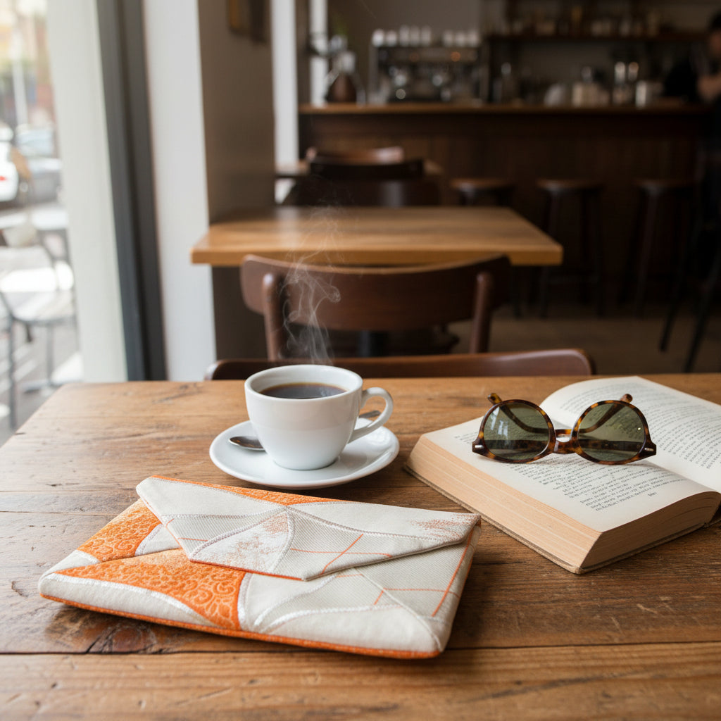 Japanese Silk Pouch Bag