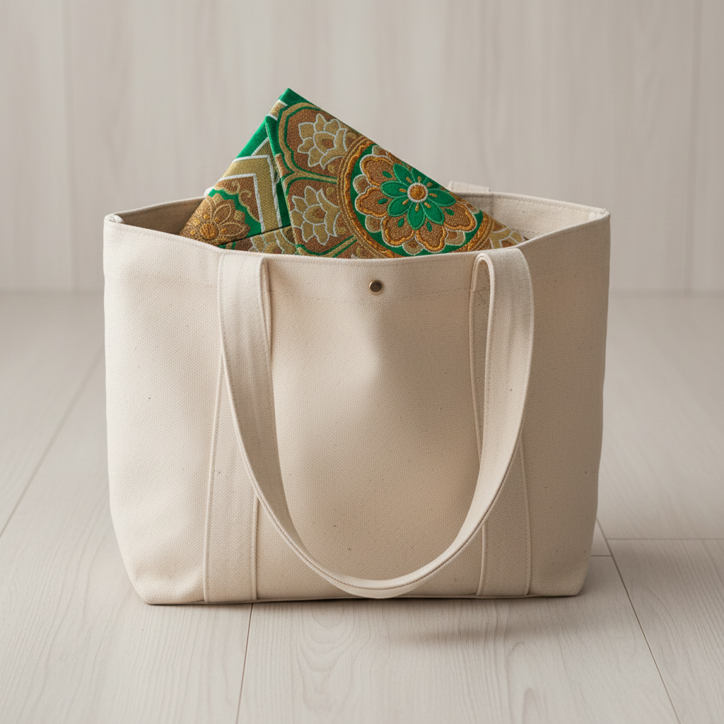 Kimono Sukiya Bag Handmade Japanese Tea Ceremony Clutch from Vintage Obi Fabric