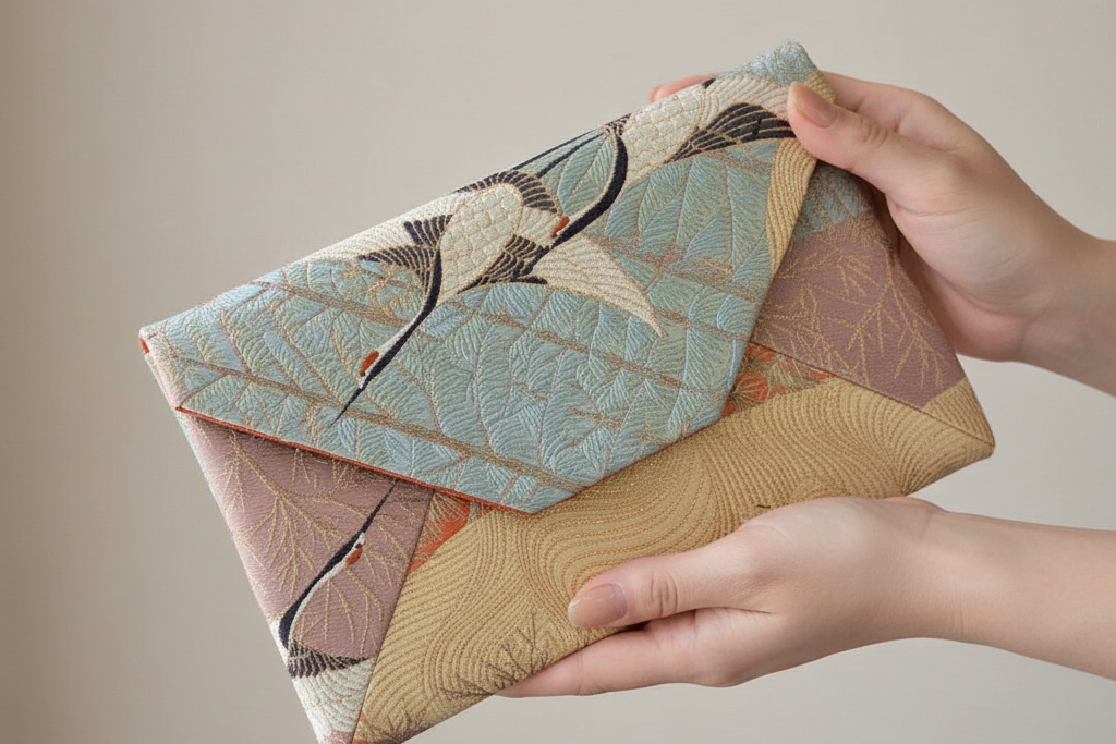 Japanese Silk Pouch Bag【SB-25】