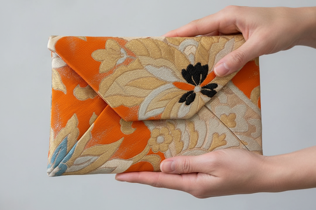 Japanese Silk Pouch Bag【SB-26】
