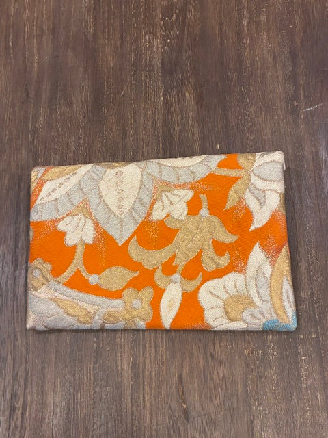 Kimono Sukiya Bag Handmade Japanese Tea Ceremony Clutch from Vintage Obi Fabric