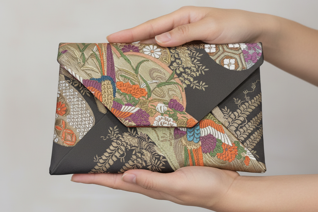 Japanese Silk Pouch Bag【SB-27】