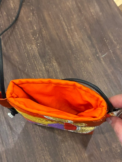 OBI+ Smartphone Shoulder Bag Handmade from Vintage Japanese Obi Fabric