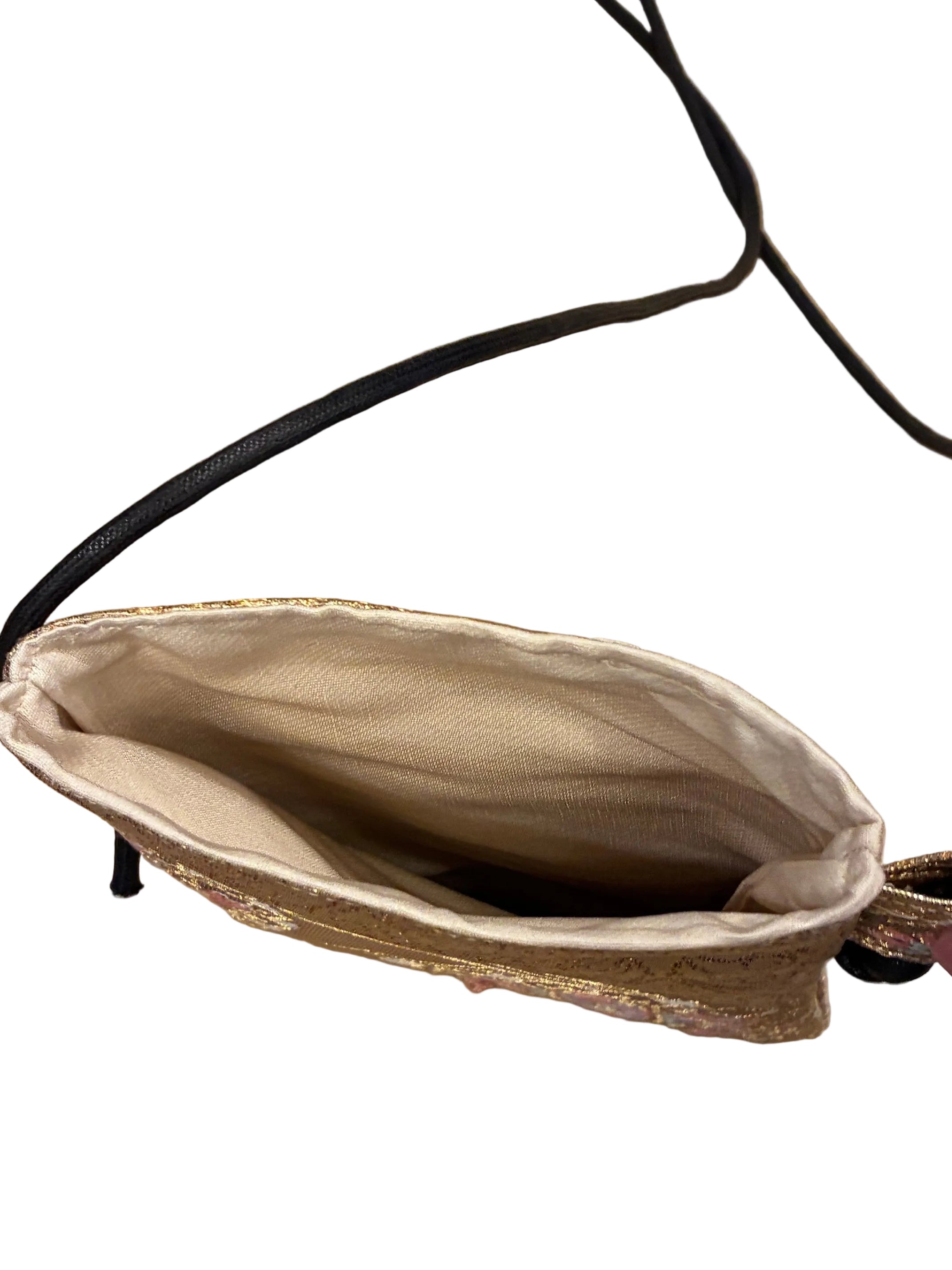 Japanese Obi Phone Bag, Japanese Silk Crossbody, Obi Smartphone Shoulder Bag, One of a Kind Gift, Lightweight Travel Bag【SS-11】
