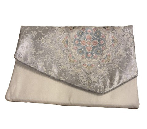 One-of-a-Kind Vintage Japanese Obi Laptop Sleeve & Clutch Bag Recommended for 15-inch laptops【OS-03】