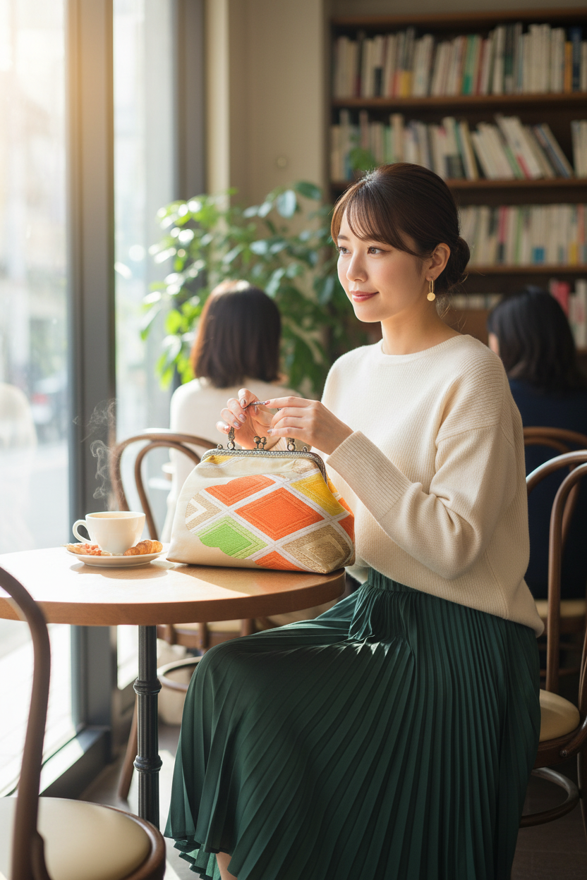 Silk KIMONO-BAG 【KB-17】