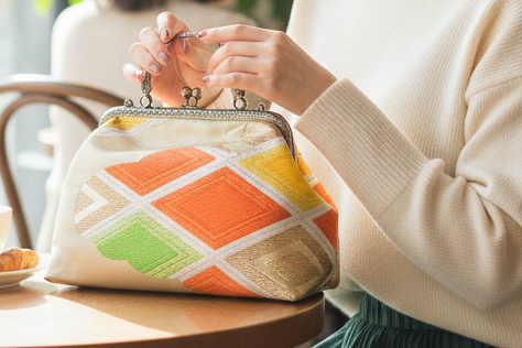 Silk KIMONO-BAG 【KB-17】