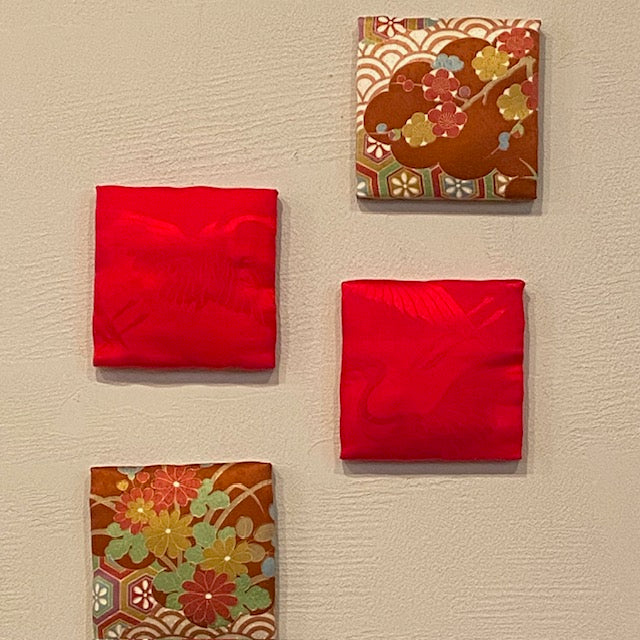Crane [Kimono panel set of 2] KP2-04